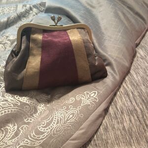 Bath & Body Works Gold and Purple Clutch